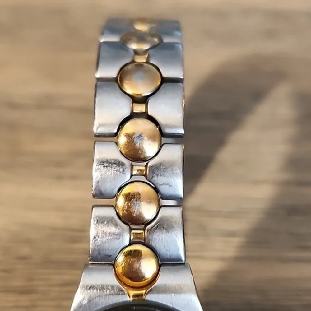Fossil Women's Stainless Steel with and Silver & Goldtone Clasp Link Band Watch